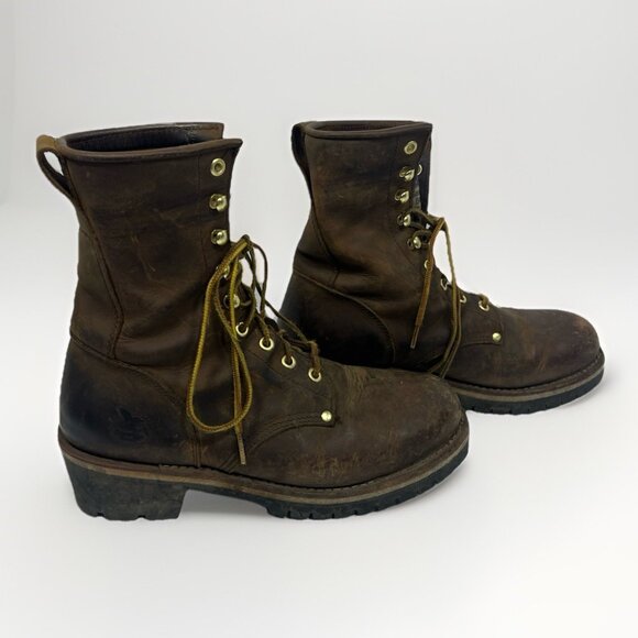 Georgia Boot Other - Georgia Boots Logger 8" Waterproof Leather Size 10.5W Outdoor Work